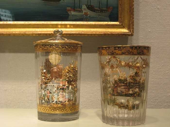 Два стакана из музея стекла (Нью-Йорк)