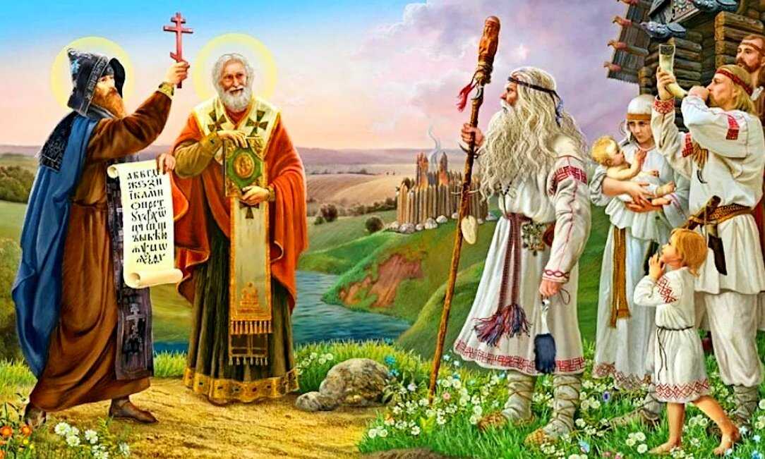 Христианизация, по этой теории, была на самом деле уничтожением славян и всей древней истории Руси