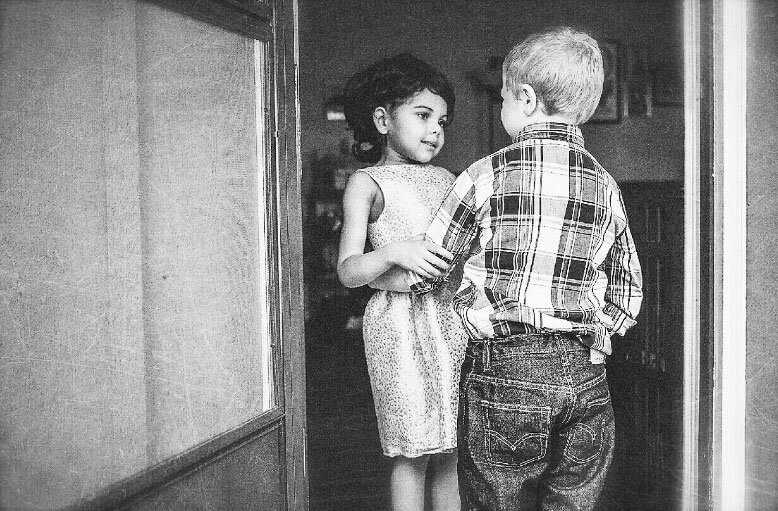Мальчик и девочка 50-ые годы