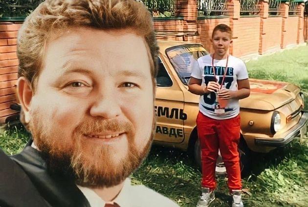 Михаил Евдокимов и его сын Даниил (коллаж автора)