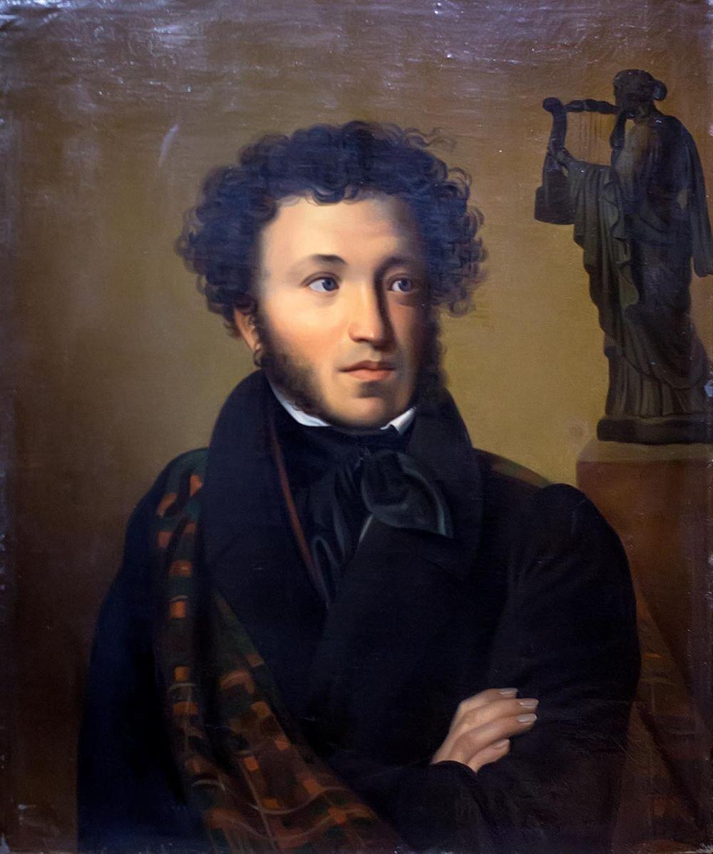 Портрет Пушкина. О. А. Кипренский, 1827 год