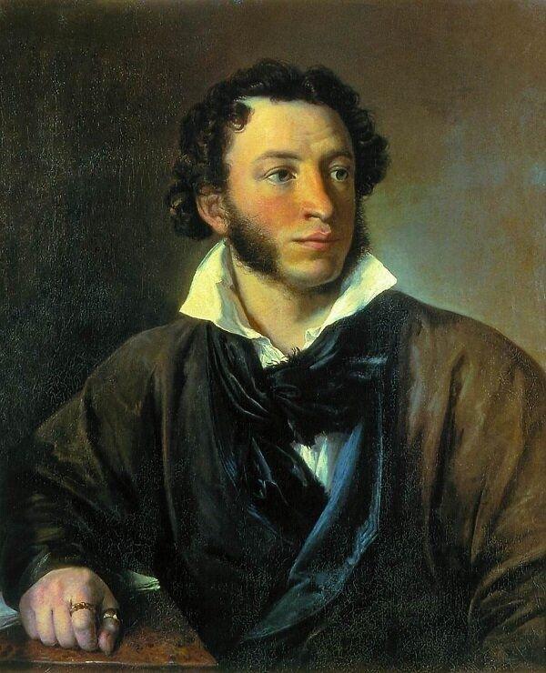 Портрет А. С. Пушкина. В. А. Тропинин. 1827 год