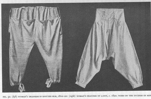 Панталоны герцогини Кентской, 1820г