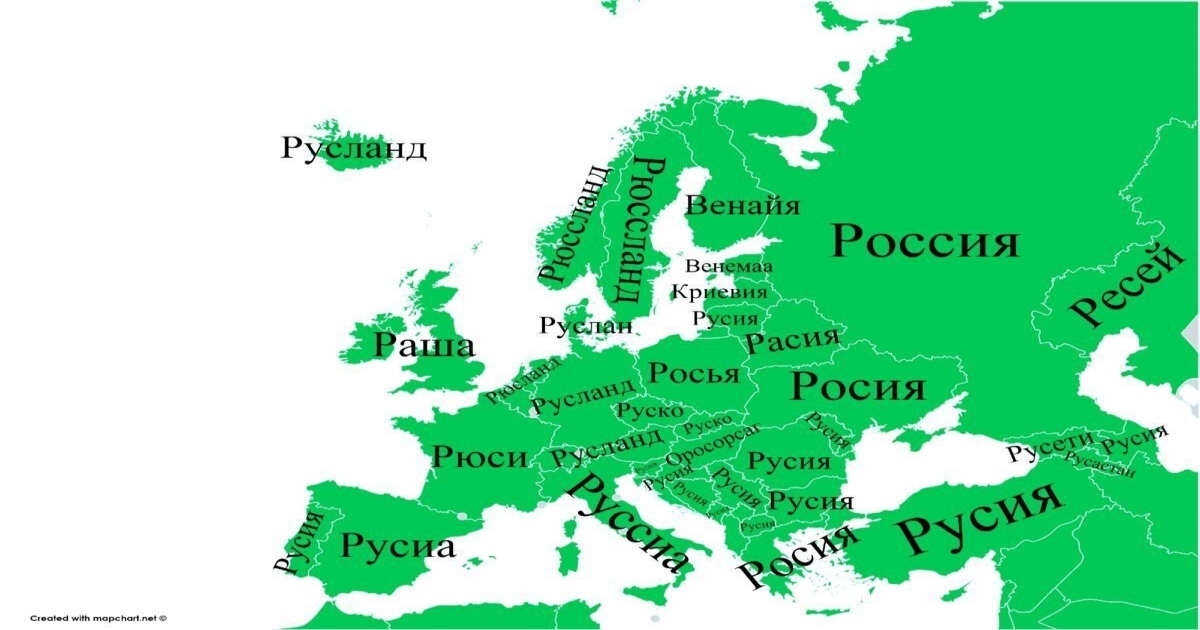 Как называют Россию в разных странах мира